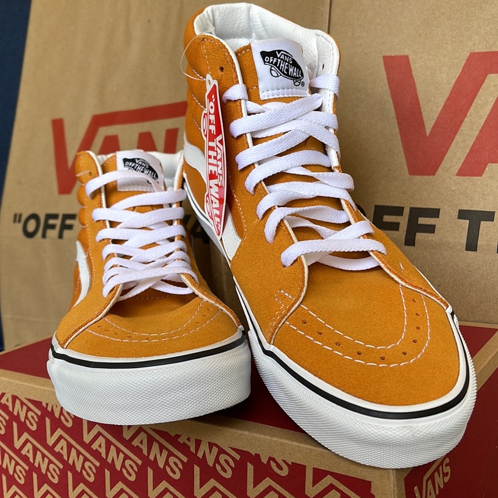 Vans Sk8-HI Desert Sun/True White Mens - Picture 8 of 16